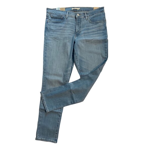 Levis 311 Shaping Skinny Jeans Mid Rise 33x30 Light Wash Womens Denim - Picture 4 of 5